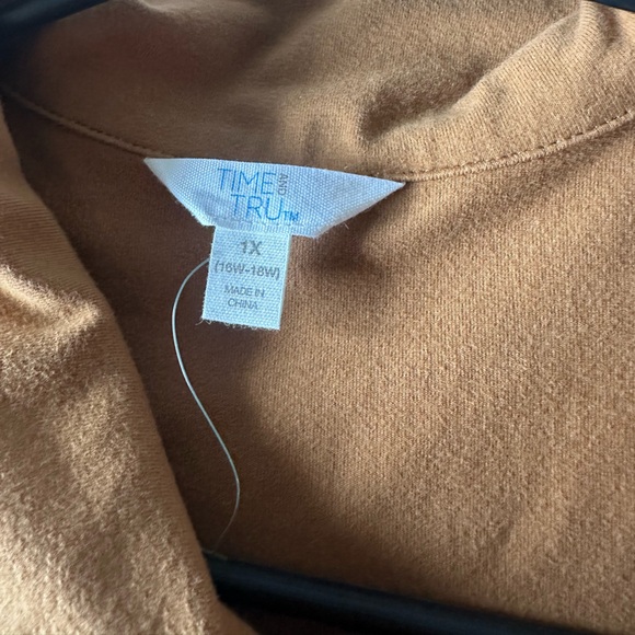 Time and Tru Women's Tan Mot Jacket - Picture 3 of 6